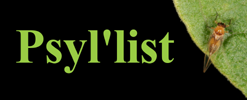 Psyllist: Psyl'list: Psylloidea database